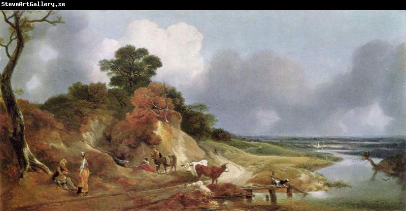 Thomas Gainsborough Landschaft mit dem Dorfe Cornard